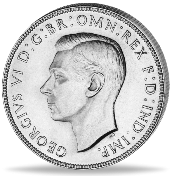 1 Crown George VI - Vorderseite Münze