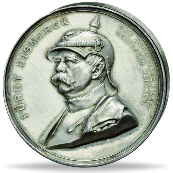 Bismarck Dem Reichs Baumeister - Münze Vorderseite