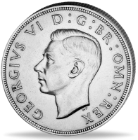 1830 Britische Nickel-Münze Replik – George IV, Walisisches Imperium, Versilbert, Sammlerstück