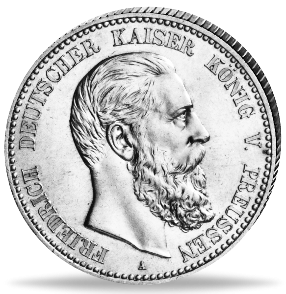 2 Mark Friedrich III. - Vorderseite Münze