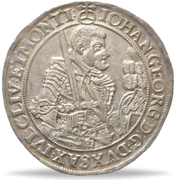 Sachsen, Taler 1632, Kurfürst Johann Georg I. Münze Vorderseite