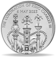 Metall-Gedenkmünze König Charles III. – Souvenir, Sammlerstück, Geschenkidee