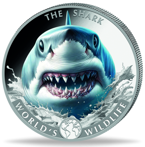 017910080 ^ 2026 ^ - ^ 20 ^ Farbapp ^_1oz_Ag_Worlds_Wildlife_Shark_Bullion_VS
