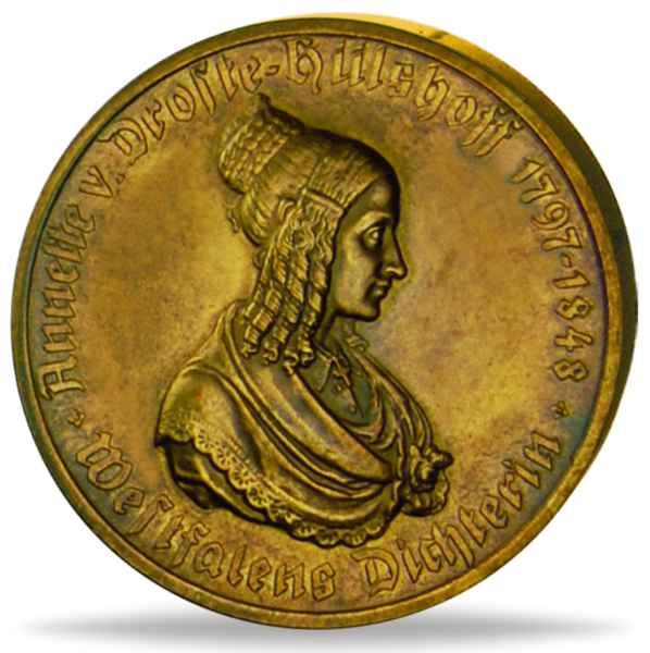 500 Mark Anette von Droste-Hülshoff - Münze Vorderseite