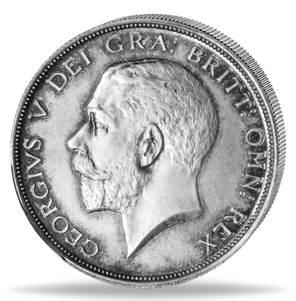 1/2 Crown Georg V. 1911-19 - Münze Vorderseite