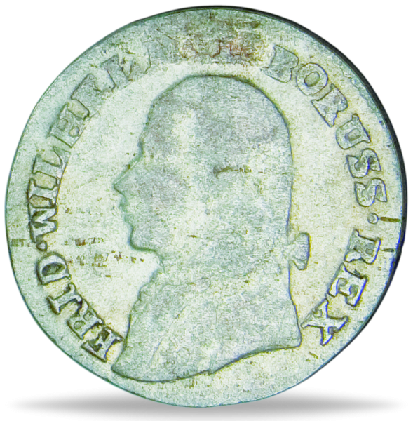 3 Groschen König Friedrich Wilhelm III. - Vorderseite Münze