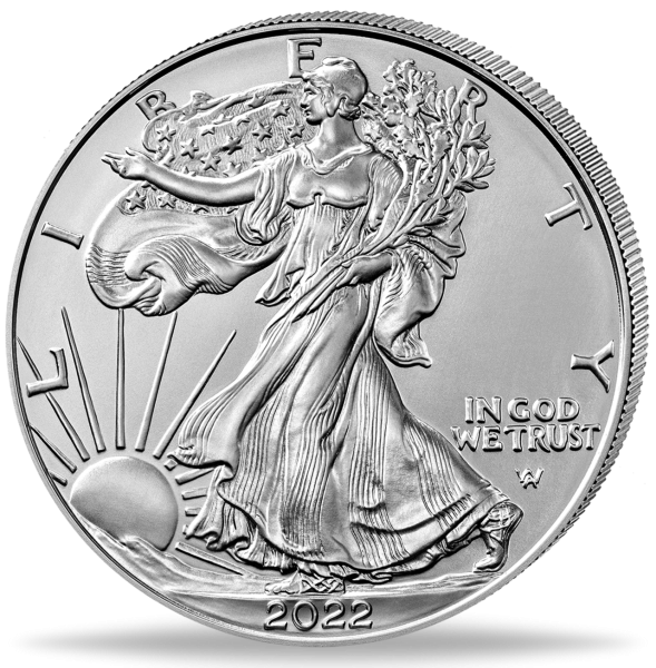 Silver Eagle 2022 - Vorderseite Münze