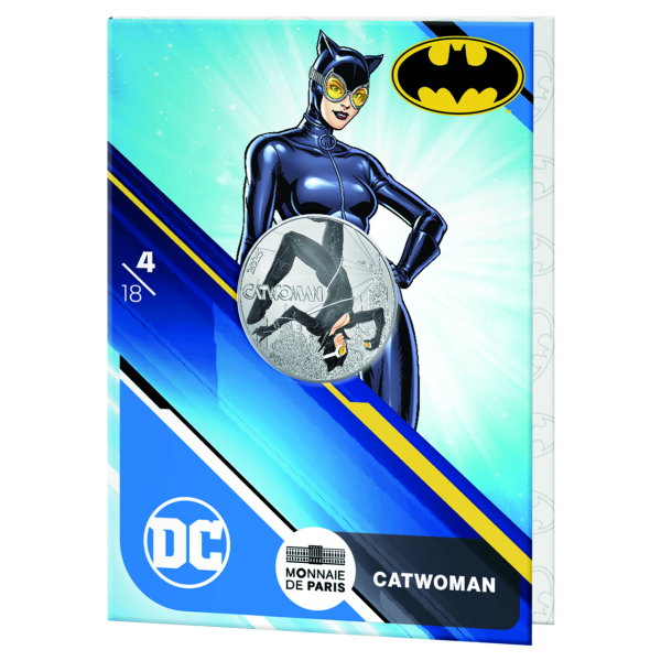 10 Euro Catwoman mit Farbapplikation - Münze in Blister