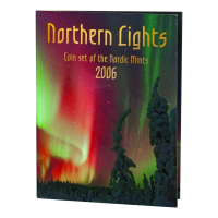 Skandinavien, 2006, Sonder-Kursmünzen-Satz, "Nordic Lights" - Blister außen Skandinavien, 2006, Sonder-Kursmünzen-Satz, "Nordic Lights" - Blister außen