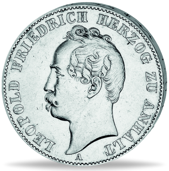 Vereinstaler Leopold Friedrich - vorderseite Münze