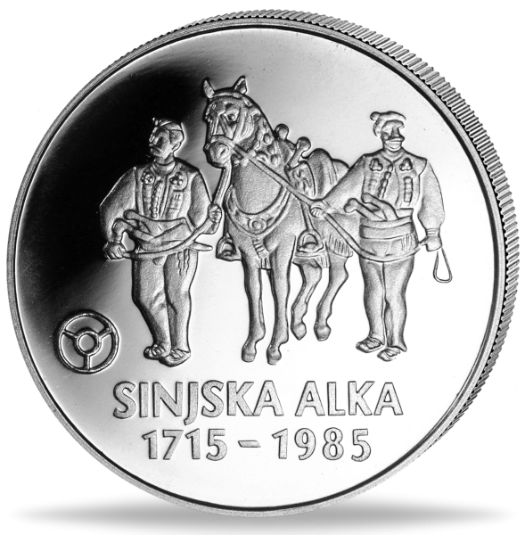 1000 Dinara Türkenkriege - Vorderseite Münze