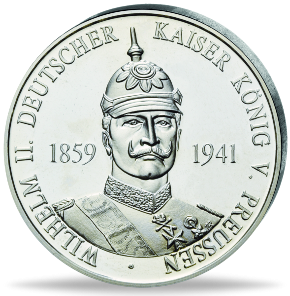 Deutschland, Gedenkprägung Wilhelm II., Polierte Platte - Medaille Vorderseite