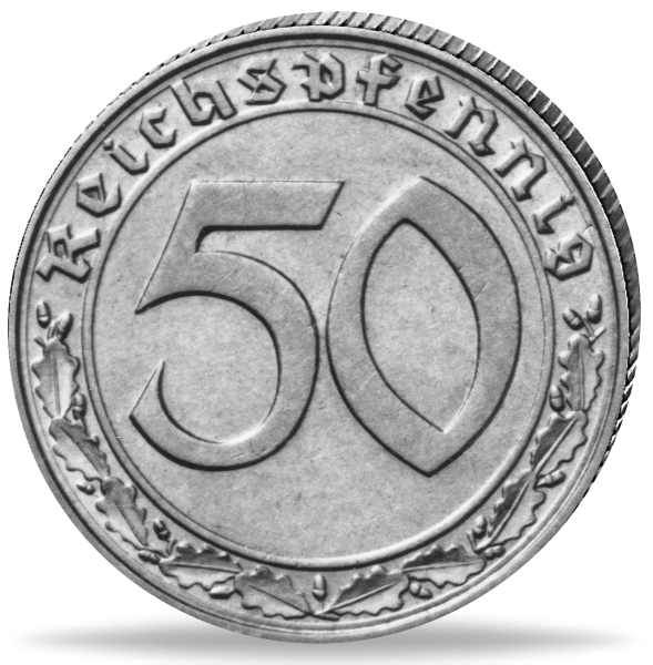 50 Reichspfennig - A - Münze Vorderseite