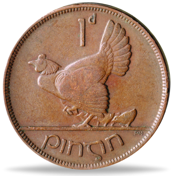 1 Penny Hahn - Bronze - Münze Vorderseite