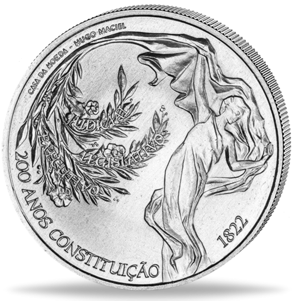 2,5 Euro 200 Jahre Verfassung in Silber - Münze Vorderseite