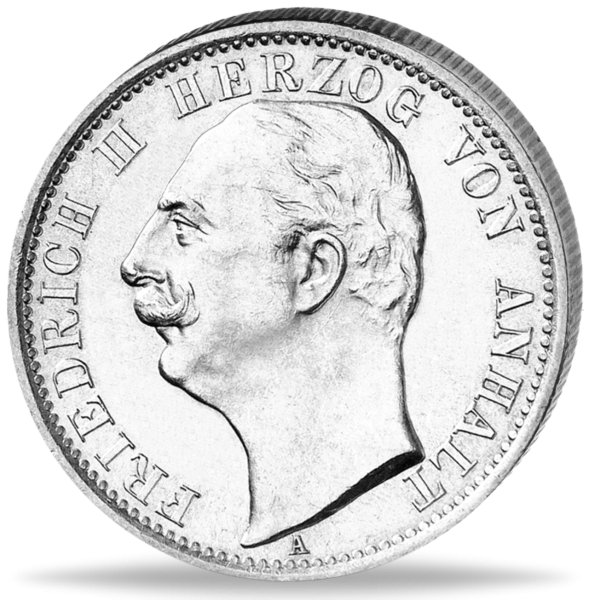 2 Mark Friedrich II 1904 - Vorderseite Münze