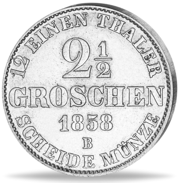 2 1/2 Groschen Großherzogtum Oldenburg - Münze Vorderseite