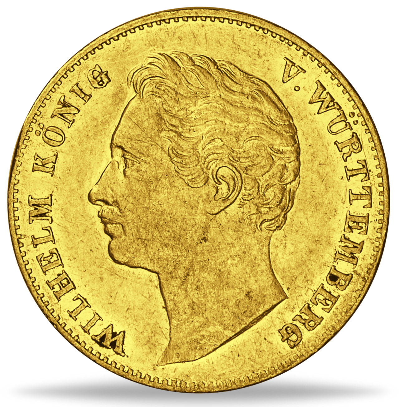 Königreich Württemberg, Dukat 18401848, König Wilhelm I. Gold