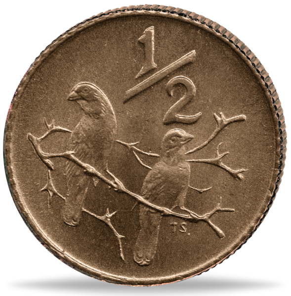 1/2 Cent Südafrika - Münze Vorderseite