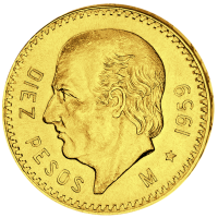 10 Peso Hidalgo - Vorderseite Münze