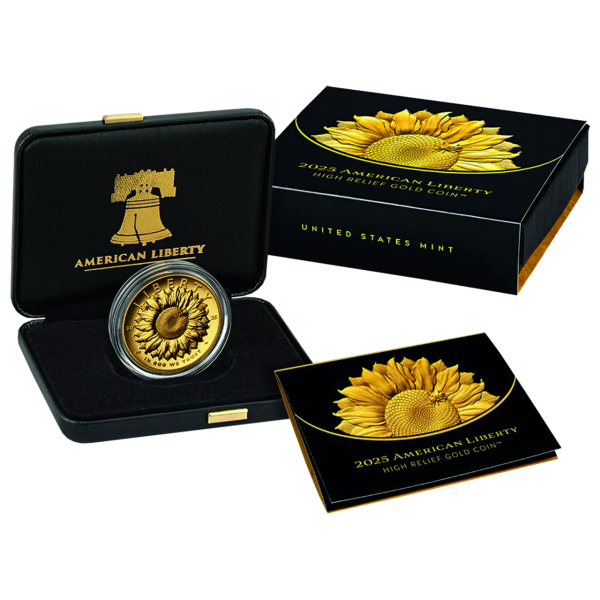 100 Dollar „American Liberty“ - Gold - Lieferumfang