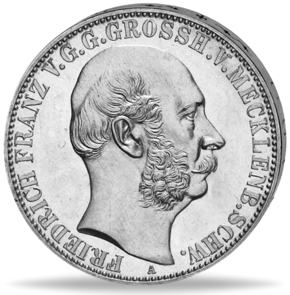 01102160000 00_Taler_Friedrich_Franz_Mecklenburg_Schwerin_VS