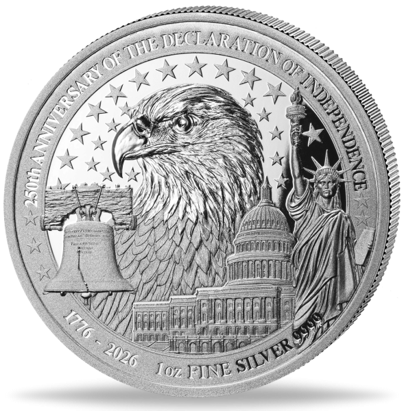 50 Ruanda Francs USA 250 Jahre Unabhängigkeitserklärung - Münze Vorderseite