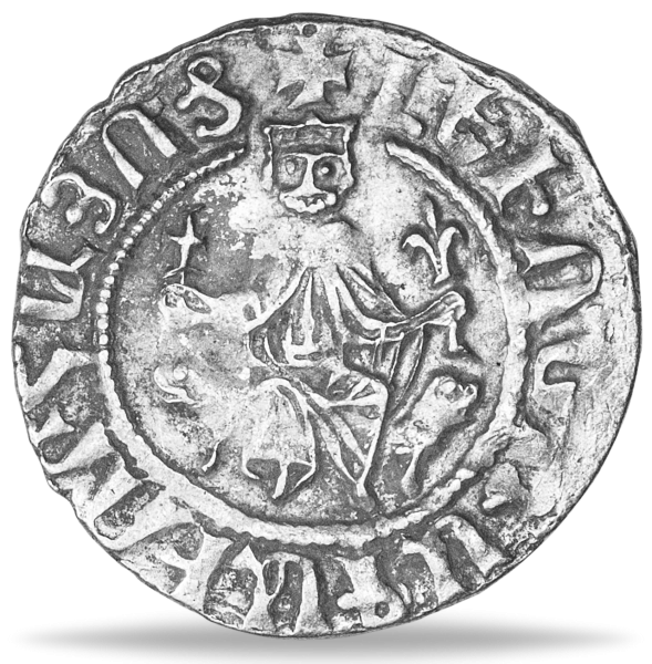 Armenien, Tram 1199-1218, König Levon I. - Silber - Münze Vorderseite