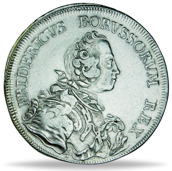 Königreich Preußen, Taler 1750-52, König Friedrich II. - Münze Vorderseite