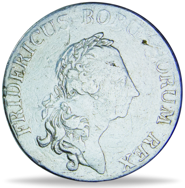 1 3 Taler Friedrich II. - Vorderseite Münze