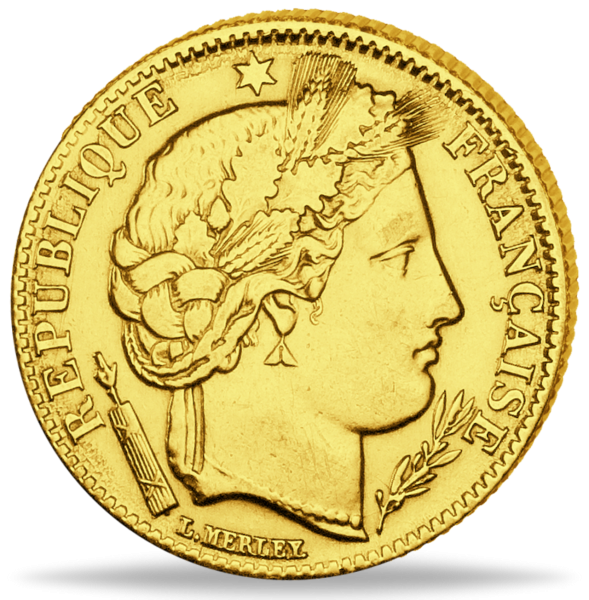 10 Franc Cereskopf - Vorderseite Münze