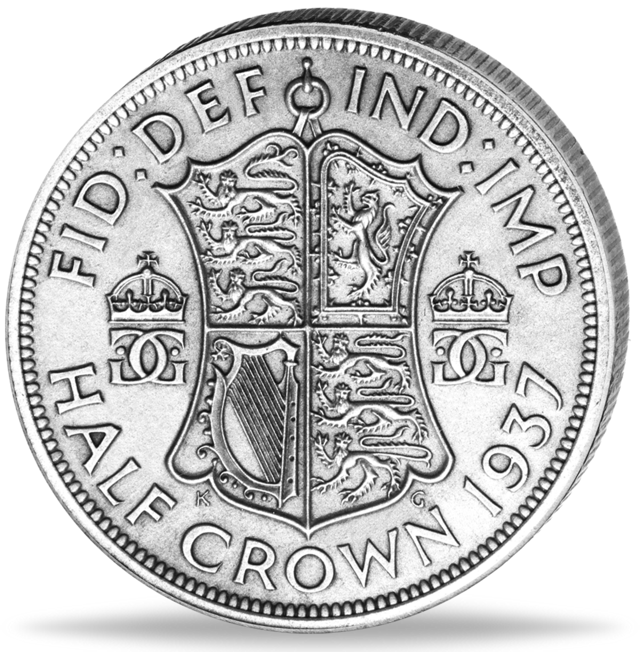 Vereinigtes Königreich, 1/2 Crown VI (193746) Silber Münzen