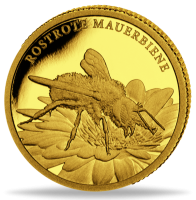 Biene Gold-Gedenkprägung - zur deutschen 5 €-Serie Wunderwelt der Insekten
