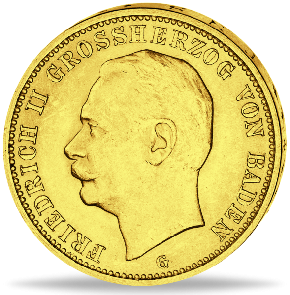 20 Mark Friedrich II. - Vorderseite Münze