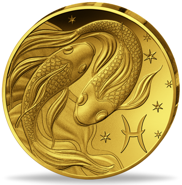 Frankreich, 5 Euro Fische, 2026, 0,5 g Gold, PP - Münze Vorderseite