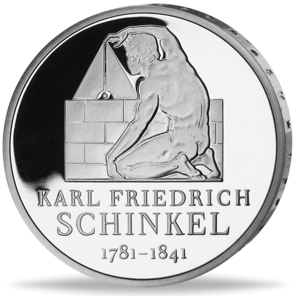 10 Euro Karl Friedrich Schinkel - Vorderseite Münze