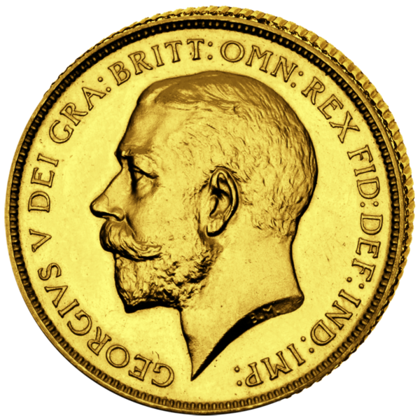 Vereinigtes Königreich, 5 Pfund 1911, König Georg V. - Gold - Münze Vorderseite