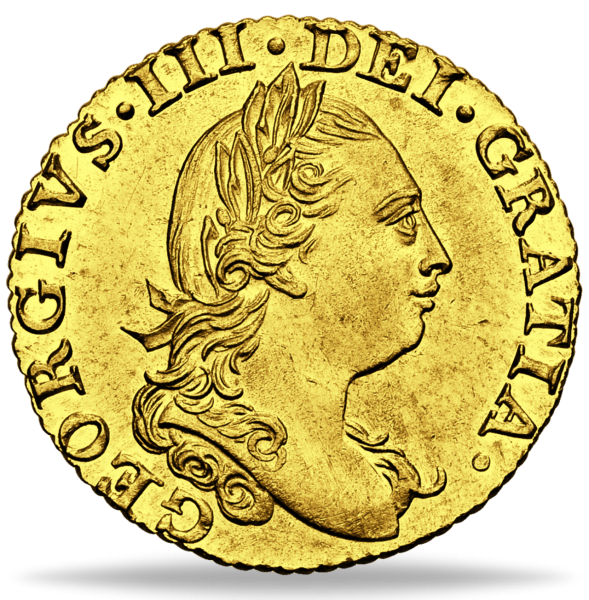 Großbritannien, 1/2 Guinea „König George III.“ (1775-1786) - Münze Vorderseite