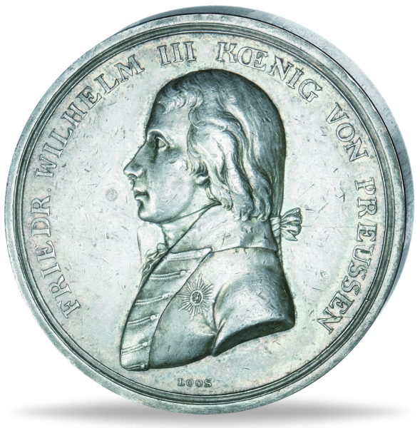 Preußen, Silber-Medaille Huldigung in Berlin, 1798 - Medaille Vorderseite