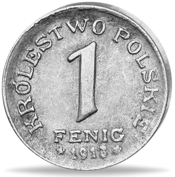 1 Pfennig Besatzung Polen - Münze Vorderseite