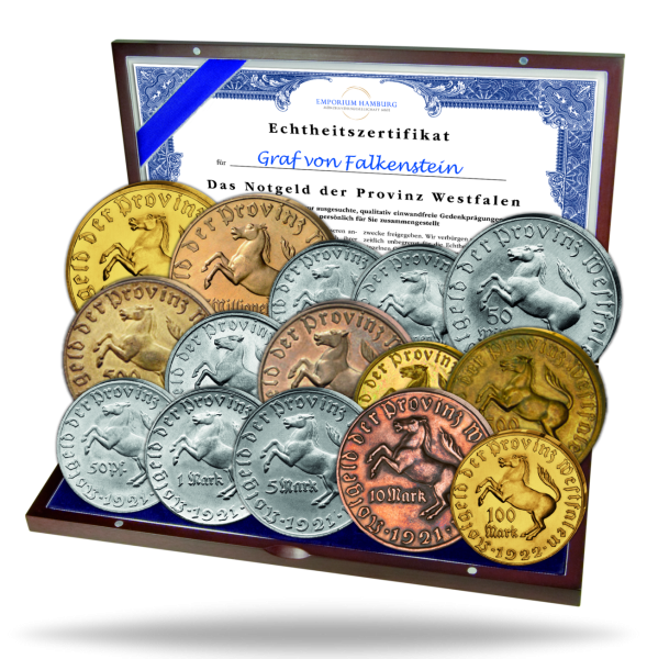 Kollektion Notgeld Westfalen 1921-1923 (15 Mz.)