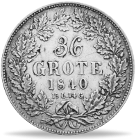 36 Grote´Bremen - Vorderseite Münze 36 Grote´Bremen - Vorderseite Münze