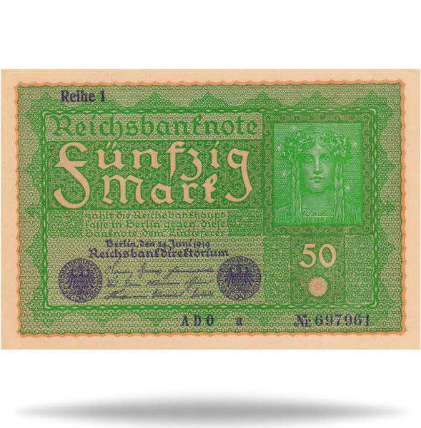 50 Mk Reichsbanknote - Vorderseite