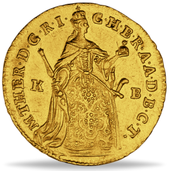1 Dukat Maria Theresia 1741-65 - Vorderseite Münze
