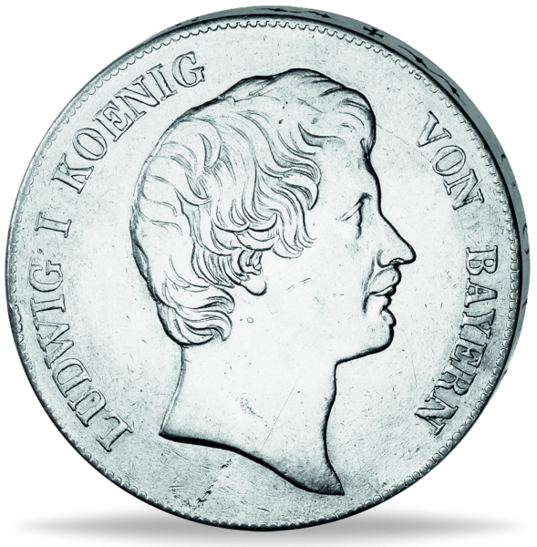 Kronentaler Ludwig I. Thun 48 - Münze Vorderseite
