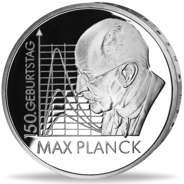 10 Euro Max Planck - Münze Vorderseite