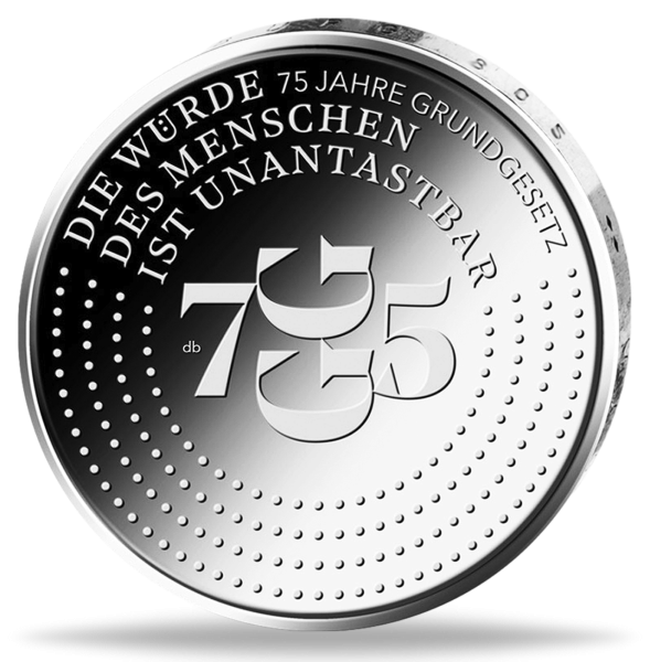 Deutschland, 20 Euro 75 Jahre Grundgesetz, 2024 - Münze Vorderseite