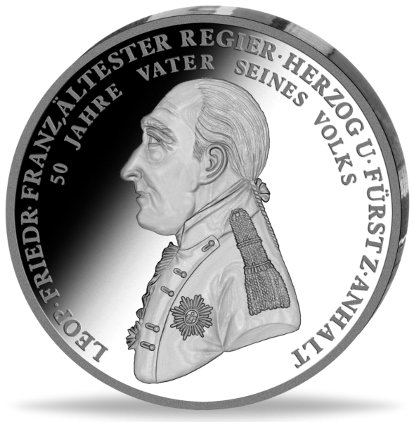 Gedenkprägung Leopold Friedrich Franz III. - Münze Vorderseite