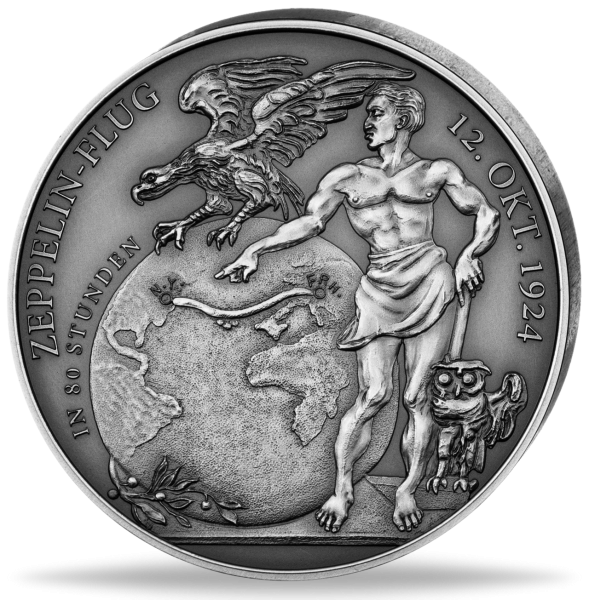 50 Euro Gedenkprägung 1. Transatlantik-Zeppelin-Flug - Münze Vorderseite