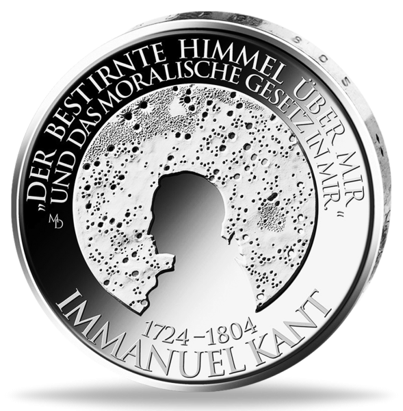 20 Euro Immanuel Kant 300. Geburtstag (Polierte Platte) - Münze Vorderseite